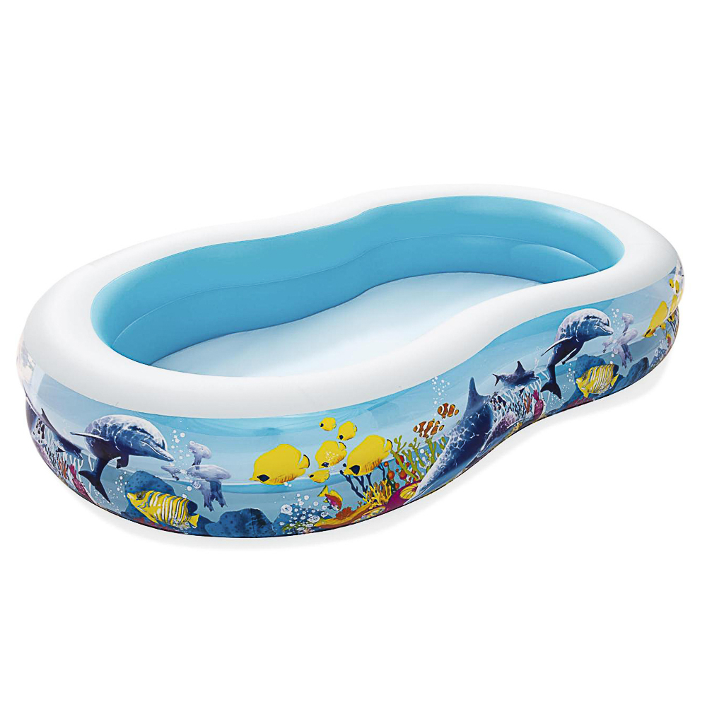 Бассейн семейный 262x157х46см, 54118 FISH 'N FRIENDS BESTWAY (1)