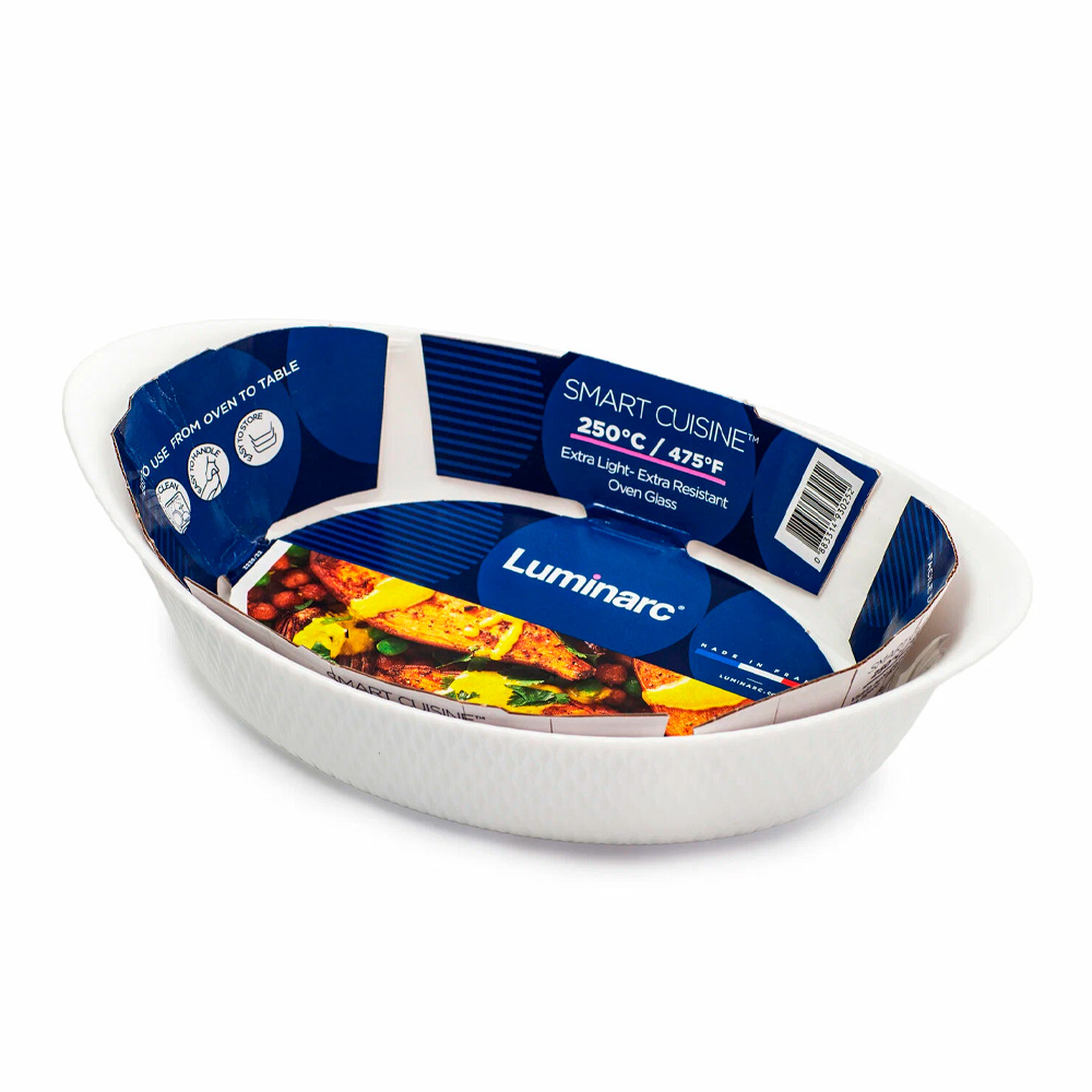 Блюдо для запекания 29x17см овальное SMART CUISINE WAVY Luminarc