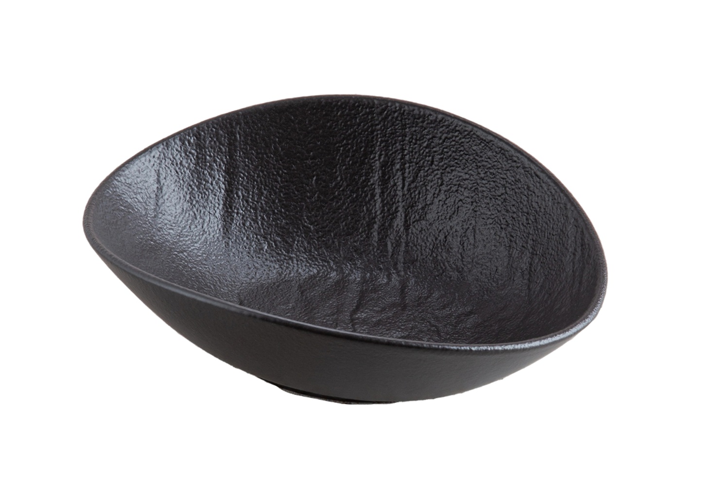 Салатник овальный 25x16,5x6см, черный сланец SlateStone Вилмакс (3)