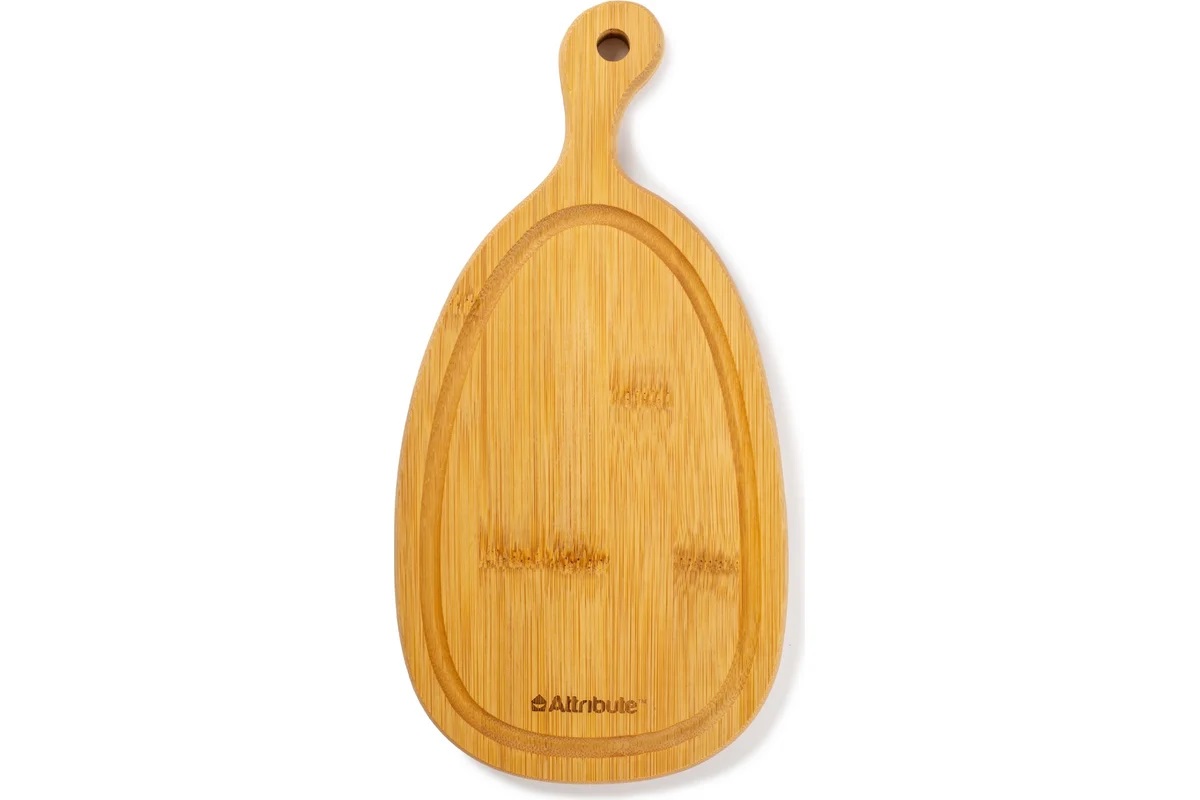 Доска разделочная 28x14x1.5см BAMBOO CURVE Attribute 