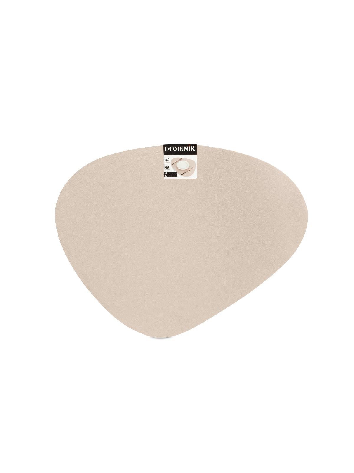 Мат на стол 45х36см треугольный BEIGE Domenik